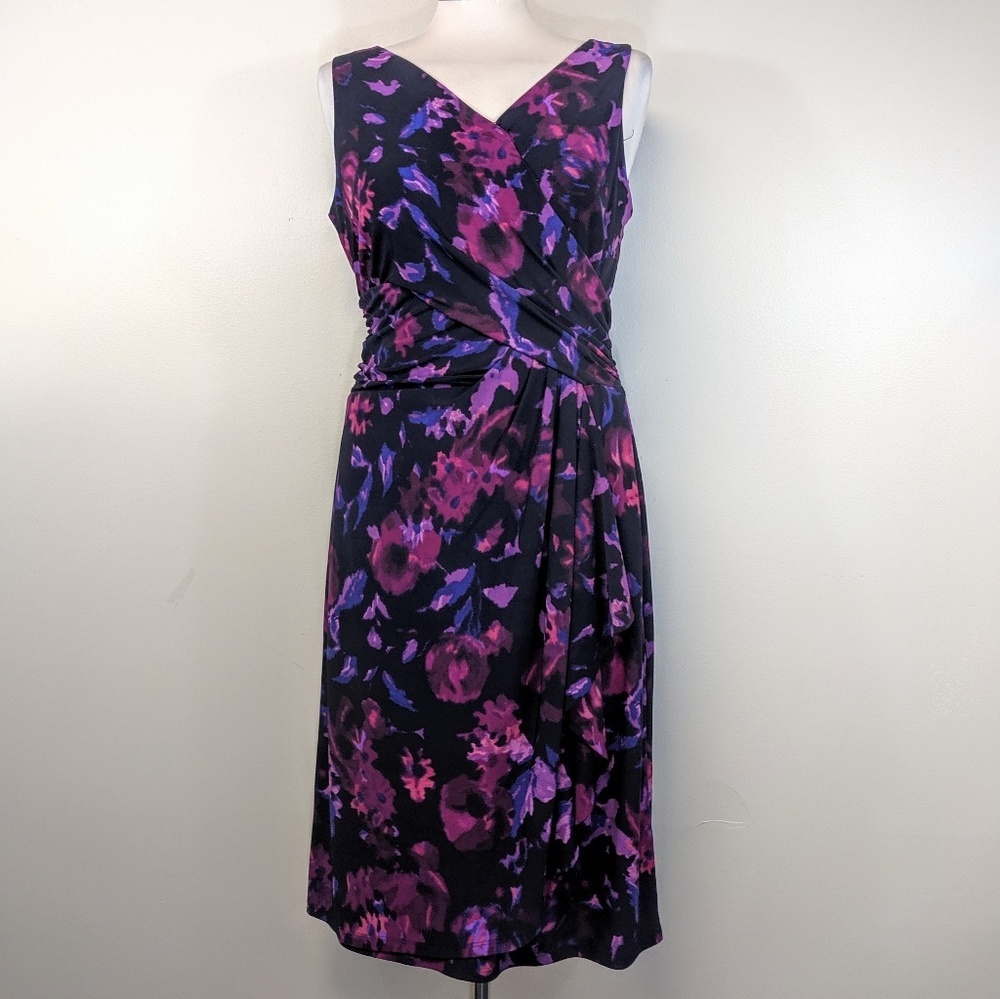Ralph Lauren Stretch Jersey Wrap Dress